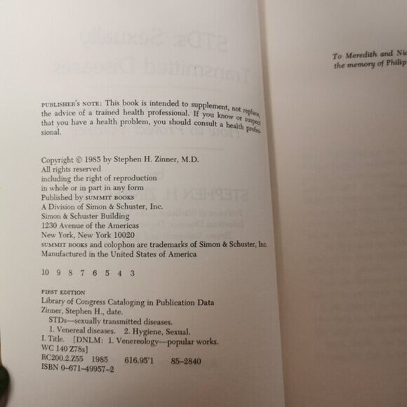 1980s How To Protect Yourself from STD's Book Sexually Transmitted Diseases - Picture 5 of 10